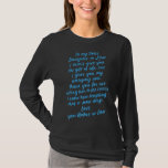 Lieve dochter van mijn beste dochter in de wet t-shirt<br><div class="desc">Lieve dochter van mijn beste dochter in de wet</div>