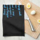 Lieve dochter van mijn beste dochter in de wet theedoek (Quarter Fold)