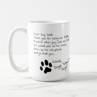 Lieve Dog Dad Ma Multiple Pet Names Coffee Mok