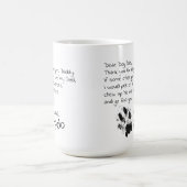 Lieve Dog Dad mam  Pet Name Coffee Mok (Center)