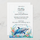 Lieve Dolfijn Kaart (Voorkant / Achterkant)