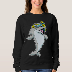 Lieve Dolfijn Snorkel Zee Dier Walvis Liefhebber C Trui