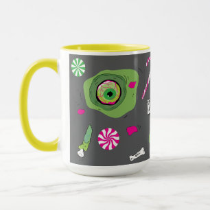 Lieve dood en Snoep! koffiezombie Mok