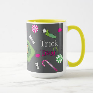 Lieve dood en Snoep! Trick or treat! Mok