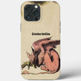 Lieve draak Alice in Wonderland iPhone 15 Pro Max Hoesje