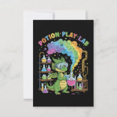 Lieve Drakenwetenschapper | Magisch Potion Labsspe Bedankkaart (Achterkant)