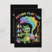 Lieve Drakenwetenschapper | Magisch Potion Labsspe Bedankkaart (Voorkant / Achterkant)