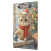 Lieve Droompjes Kerstkat Klembord (Links)