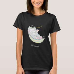 Lieve Droomster Kitty Kat in Hangmat T-Shirt