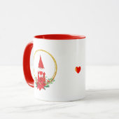 Lieve Dwerg en Kerstkrans Mok (Voorkant links)
