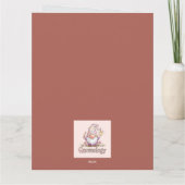 Lieve Dwerg met Hart: Valentijnsdag Ontwerp Kaart (Achterkant)