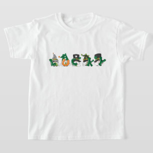 Lieve Dwergen met Geluksletters St. Patrick's Dag T-shirt