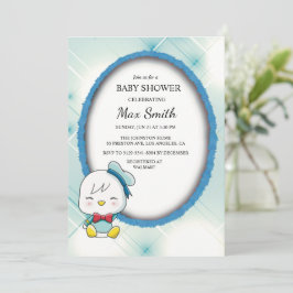 Lieve Eend Baby Shower Uitnodiging – Schattig & Sp