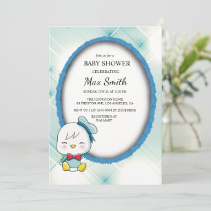 Lieve Eend Baby Shower Uitnodiging – Schattig & Sp