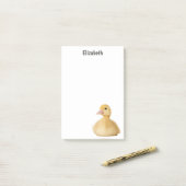 Lieve Eend Persoonlijke Naam Post-it® Notes (Op bureau)