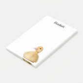 Lieve Eend Persoonlijke Naam Post-it® Notes (Schuin)