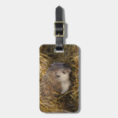 Lieve egel in het knelveld bagagelabel (Voorkant verticaal)