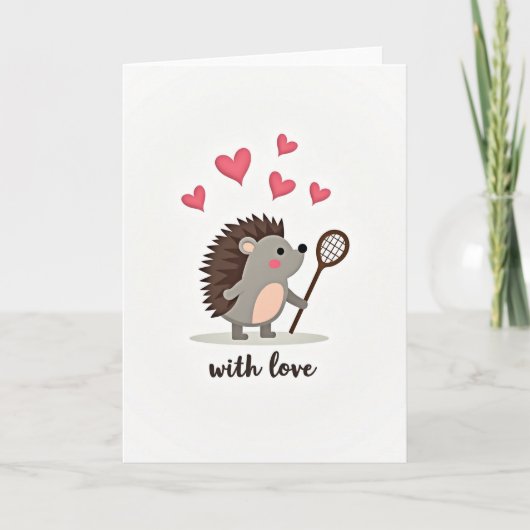 Lieve Egel Liefdeskaart Kaart (Voorkant)