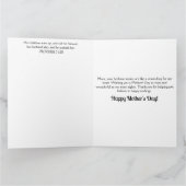 Lieve Egel Moeder En Baby Moederdag Kaart (Binnen)