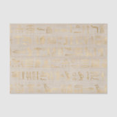 Lieve Egyptische Hieroglyphs Tissuepapier (Voorkant)