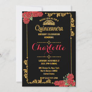 Lieve Elegante Bloemige Quinceanera Voor Meisjes V Kaart
