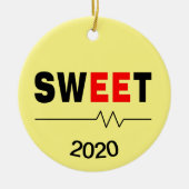 Lieve elektrotechnisch ingenieur keramisch ornament (Voorkant)