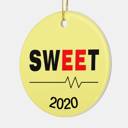 Lieve elektrotechnisch ingenieur keramisch ornament (Links)