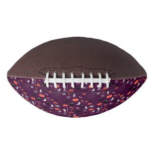 Lieve en enge Halloween-kunst American Football