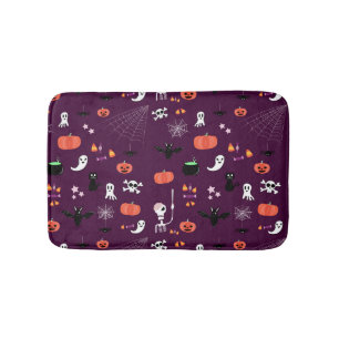 Lieve en enge Halloween-kunst Badmat