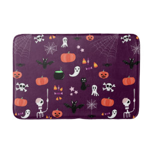Lieve en enge Halloween-kunst Badmat