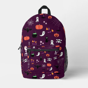 Lieve en enge Halloween-kunst Bedrukte Rugzak