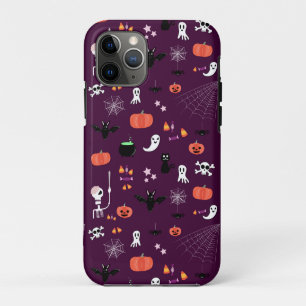 Lieve en enge Halloween-kunst Case-Mate iPhone Case