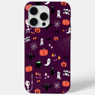 Lieve en enge Halloween-kunst iPhone 15 Pro Max Hoesje