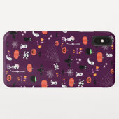 Lieve en enge Halloween-kunst Case-Mate iPhone Case (Achterkant (horizontaal))