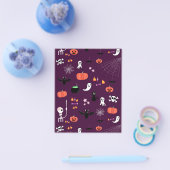 Lieve en enge Halloween-kunst Flyer (Enkel)