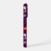 Lieve en enge Halloween-kunst iPhone Hoesje (Rechterkant)