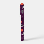 Lieve en enge Halloween-kunst iPhone Hoesje (Linkerkant)