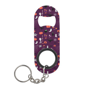 Lieve en enge Halloween-kunst Mini Flessenopener