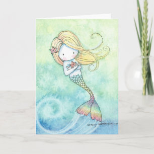 Lieve en Fantasievolle Zeemeermin Kaart