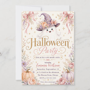 Lieve enge Halloween-feest Kaart