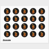 Lieve enge pompoen heks hoed Halloween sticker (Vel)