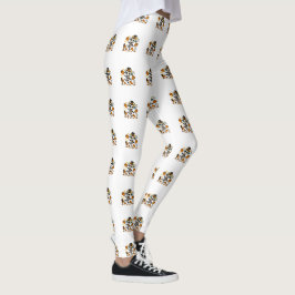 Lieve enge skeletgeit met hoge hoed  leggings