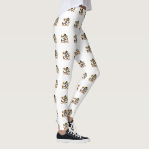 Lieve enge skeletgeit met hoge hoed  leggings