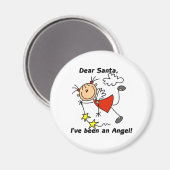 Lieve engel Kerstman Magneet (Voorkant / Achterkant)