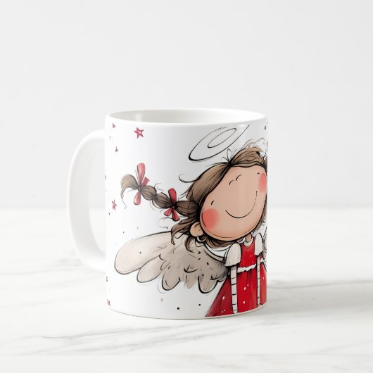 Lieve Engel Koffiemok (Voorkant links)
