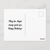 Lieve engel verjaardagskaart briefkaart (Achterkant)