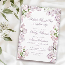 Lieve-erwt bloemboog Baby brunch elegante lavendel