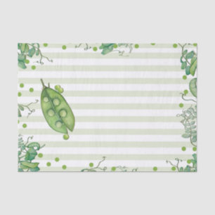 Lieve Erwt Groene Whimsical Stippen Baby Shower Tissuepapier