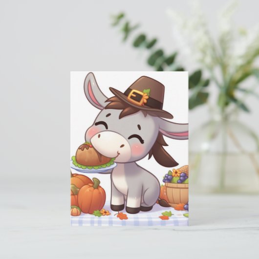 Lieve ezel briefkaart (Staand voorkant)