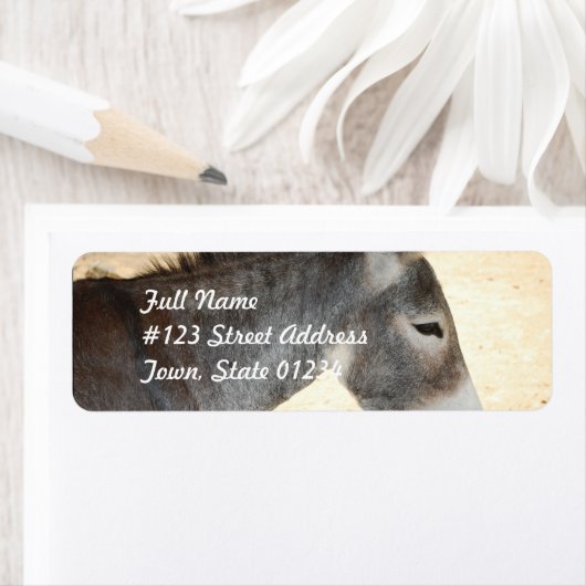 Lieve ezel etiket (Insitu)